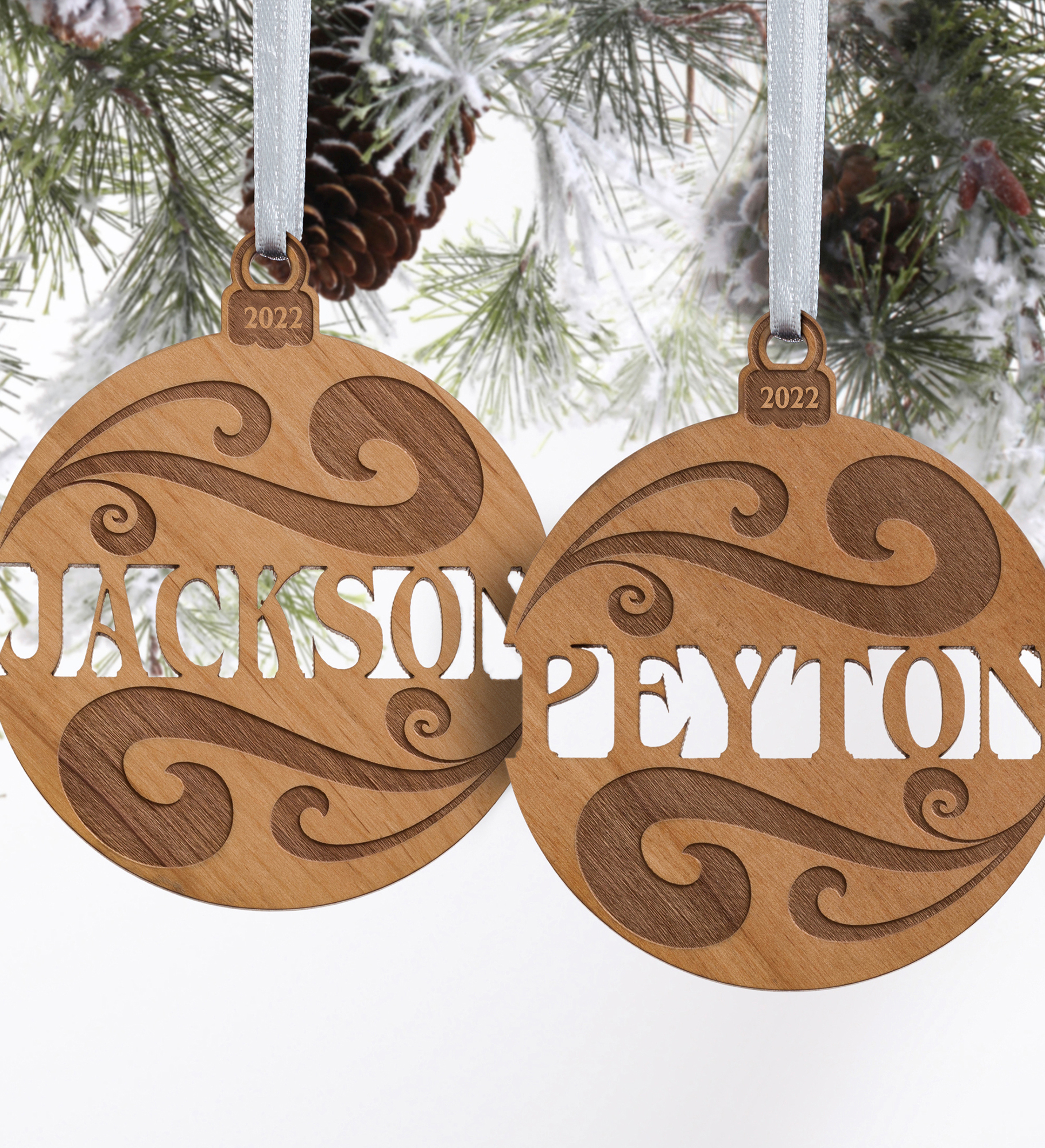 You Name It Personalized Wood Ornament